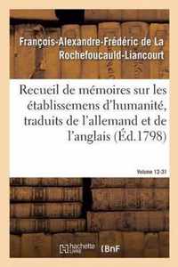 Recueil de Memoires Sur Les Etablissemens d'Humanite, Vol. 12, Memoire N Degrees 31