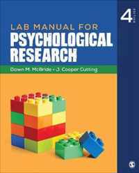 Lab Manual for Psychological Research