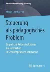 Steuerung als paedagogisches Problem