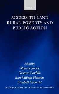 Access to Land, Rural Poverty, and Public Action