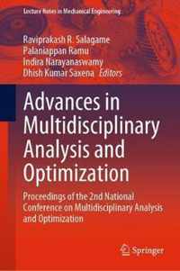 Advances in Multidisciplinary Analysis and Optimization