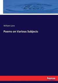 Poems on Various Subjects