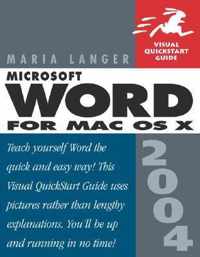 Microsoft Word 2004 for Mac OS X