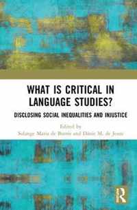 What is Critical in Language Studies?