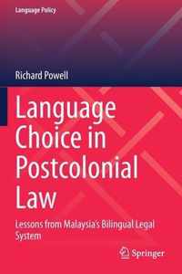 Language Choice in Postcolonial Law