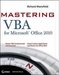 Mastering VBA for Office 2010