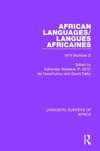 African Languages/Langues Africaines