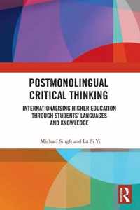 Postmonolingual Critical Thinking