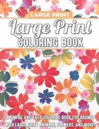 Large Print Coloring Book