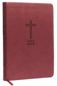 KJV, Value Thinline Bible, Large Print, Leathersoft, Burgundy, Red Letter, Comfort Print