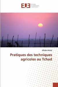 Pratiques des techniques agricoles au Tchad