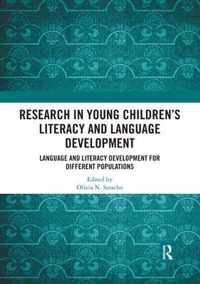 Research in Young Children's Literacy and Language Development