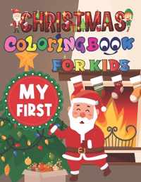 My First Christmas Coloring Book For Kids