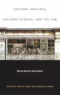 Cultural Analysis, Cultural Studies, and the Law