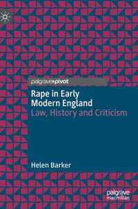 Rape in Early Modern England