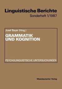 Grammatik Und Kognition