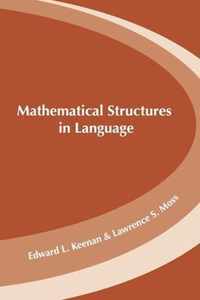 Mathematical Structures in Languages