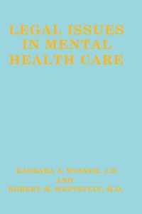 Legal Issues in Mental Health Care