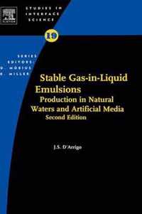 Stable Gas-in-Liquid Emulsions