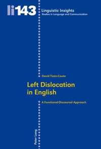 Left Dislocation in English