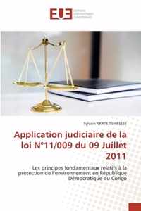 Application judiciaire de la loi N Degrees11/009 du 09 Juillet 2011