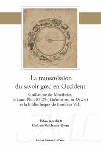 La transmission du savoir grec en Occident