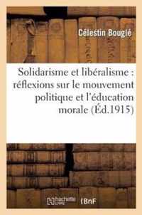 Solidarisme Et Liberalisme