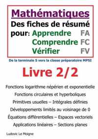 Mathematiques terminale s vers mpsi (livre 2/2)