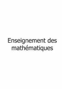 Enseignement des mathematiques