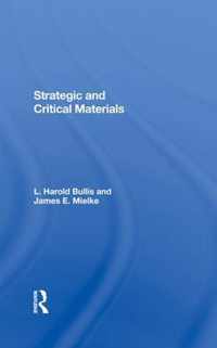 Strategic and Critical Materials