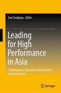 Leading for High Performance in Asia