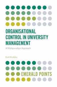 Organisational Control in University Management