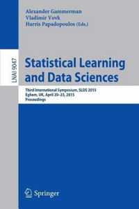 Statistical Learning and Data Sciences