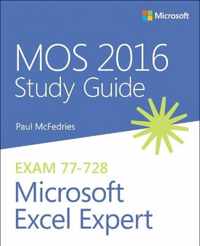 MOS 2016 Study Guide for Microsoft Excel Expert