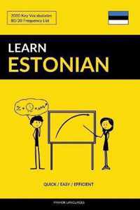 Learn Estonian - Quick / Easy / Efficient