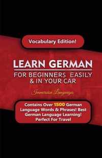 Learn German For Beginners Easily & In Your Car! Vocabulary Edition