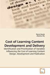 Cost of Learning Content Development and Delivery