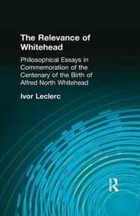 The Relevance of Whitehead