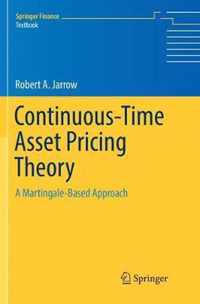 Continuous-Time Asset Pricing Theory