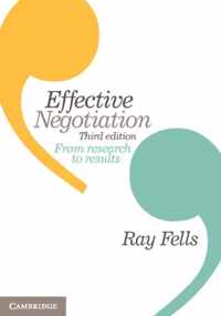 Effective Negotiation