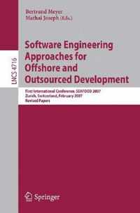 Software Engineering Approaches For Offshore And Outsourced Development