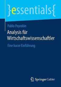 Analysis fuer Wirtschaftswissenschaftler