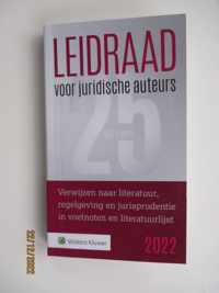 Leidraad voor juridische auteurs