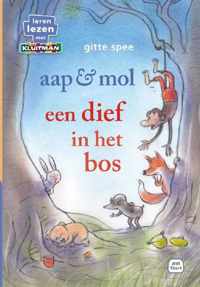 Leren lezen met Kluitman  -   aap & mol. een dief in het bos