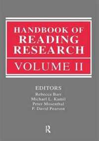 Handbook of Reading Research, Volume II