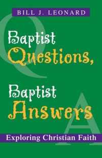 Baptist Questions, Baptist Answers