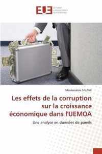 Les effets de la corruption sur la croissance economique dans l'UEMOA