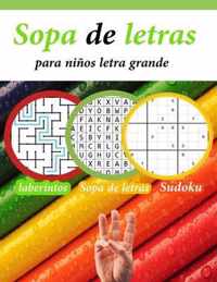 Sopa de letras para ninos letra grande