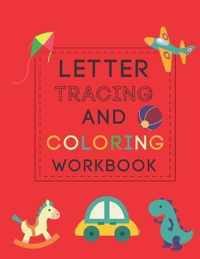 Letter Tracing And Coloring Book