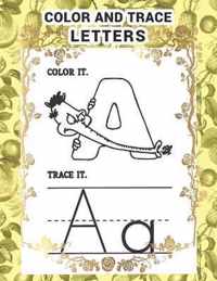 Letter Tracing And Coloring Book